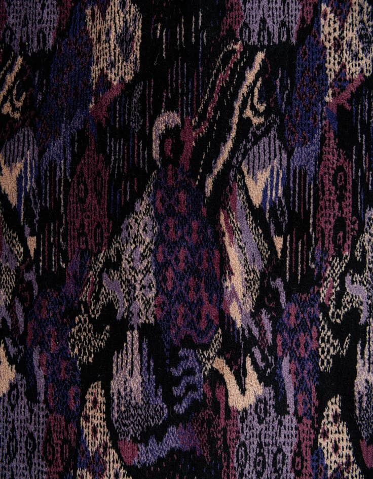 Detail image of  7' 6 x 8'  Hand Knotted Tibet Wool Square Rug