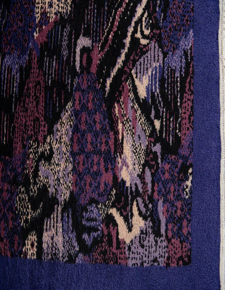 Detail image of  7' 6 x 8'  Hand Knotted Tibet Wool Square Rug