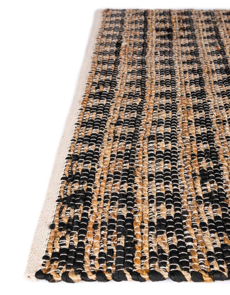 Detail image of  0' 9 x 2' 6 Chindi Jute Stair Rug