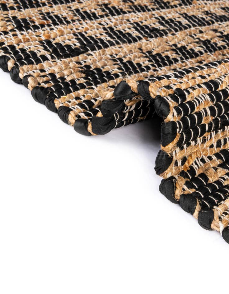 Detail image of  0' 9 x 2' 6 Chindi Jute Stair Rug