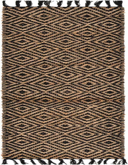 Detail image of  1' 2 x 5' 1  Hand Woven Braided Jute Table Runner Rug