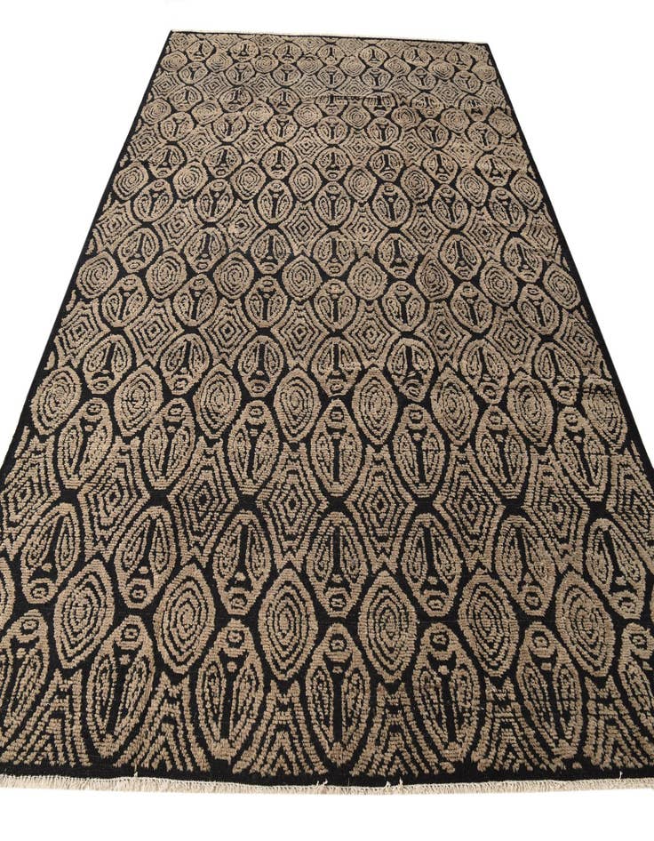 Detail image of  9' 3 x 12'  Hand Knotted Darya Wool Rug