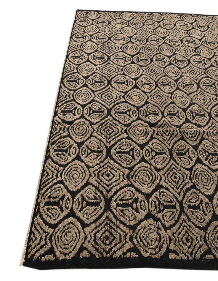 Detail image of  9' 3 x 12'  Hand Knotted Darya Wool Rug