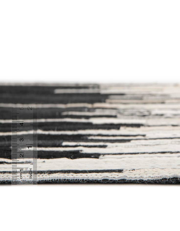 Detail image of  2' 2 x 8' Cowhide Leather Runner Rug