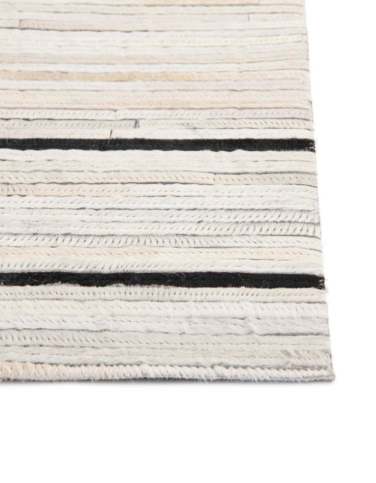 Detail image of  2' 2 x 8' Cowhide Leather Runner Rug