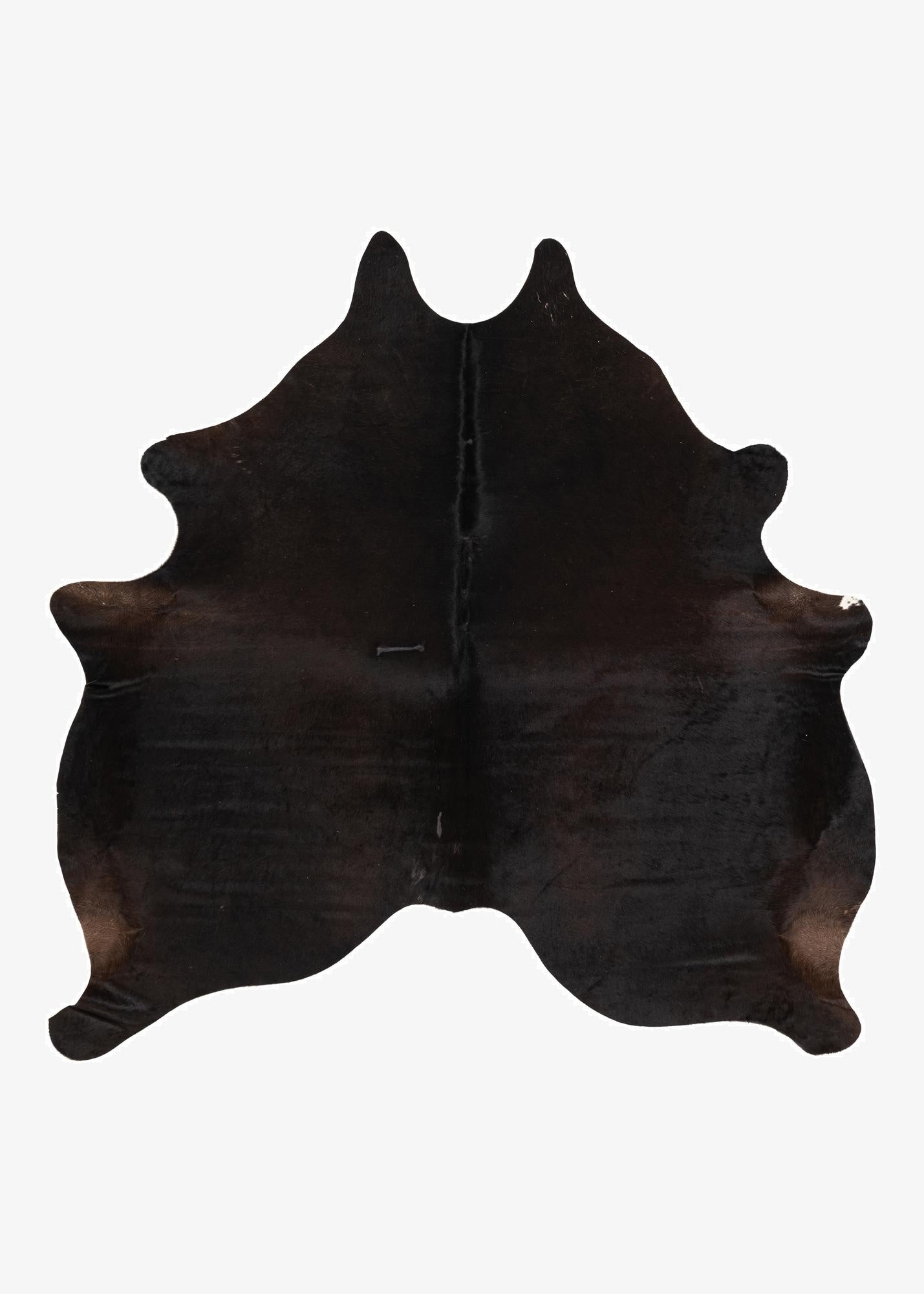  6' x 6' Cowhide Leather Freeform Rug