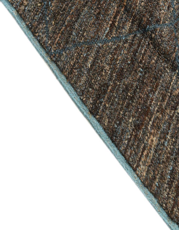 Detail image of  6' 2 x 9' 7  Hand Knotted Moroccan Wool Rug