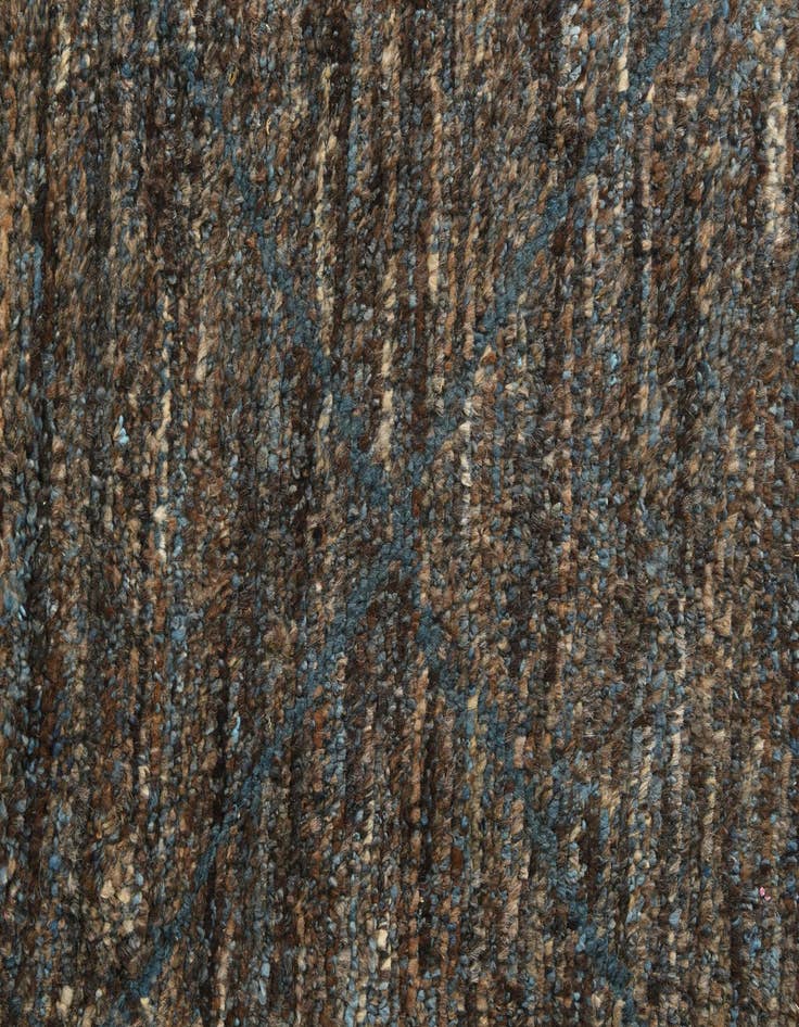 Detail image of  6' 2 x 9' 7  Hand Knotted Moroccan Wool Rug