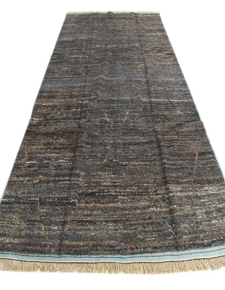 Detail image of  8' 9 x 12' 8  Hand Knotted Moroccan Wool Rug