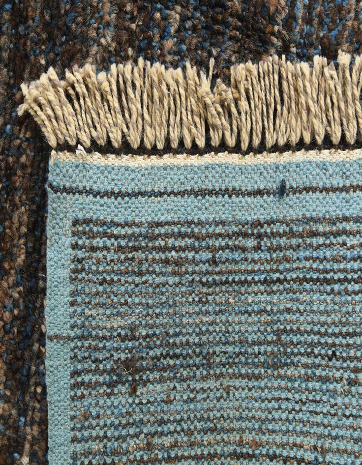 Detail image of  8' 9 x 12' 8  Hand Knotted Moroccan Wool Rug