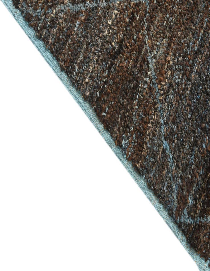 Detail image of  6' 2 x 9' 5  Hand Knotted Moroccan Wool Rug