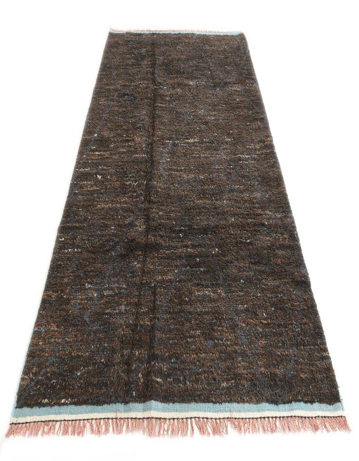 Detail image of  5' 10 x 9' 2  Hand Knotted Moroccan Wool Rug