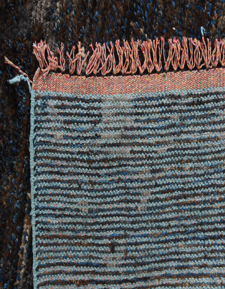 Detail image of  8' x 10' 1  Hand Knotted Moroccan Wool Rug