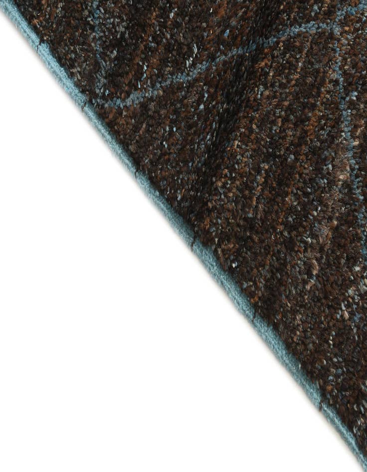 Detail image of  5' 1 x 8' 1  Hand Knotted Moroccan Wool Rug