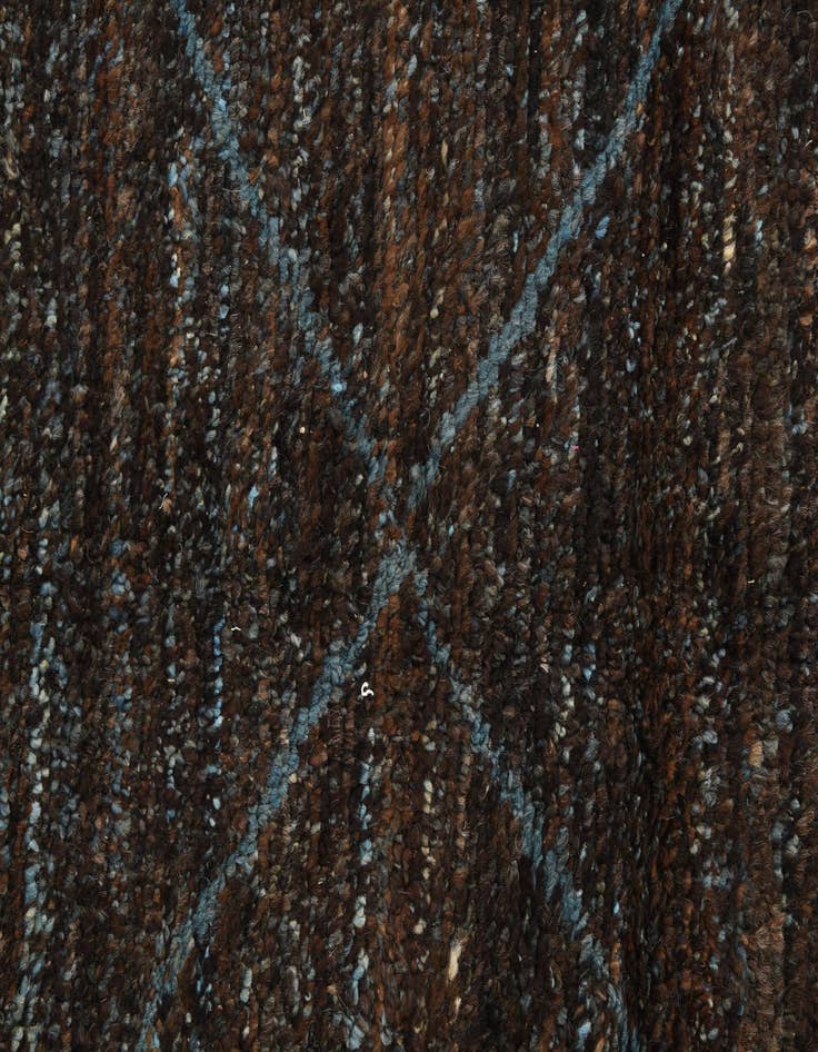 Detail image of  5' 1 x 8' 1  Hand Knotted Moroccan Wool Rug