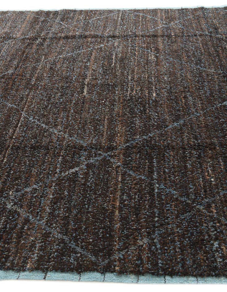 Detail image of  8' x 10' 8  Hand Knotted Moroccan Wool Rug