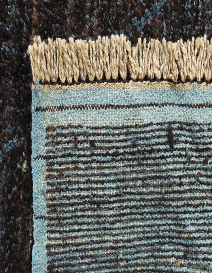 Detail image of  8' x 10' 8  Hand Knotted Moroccan Wool Rug