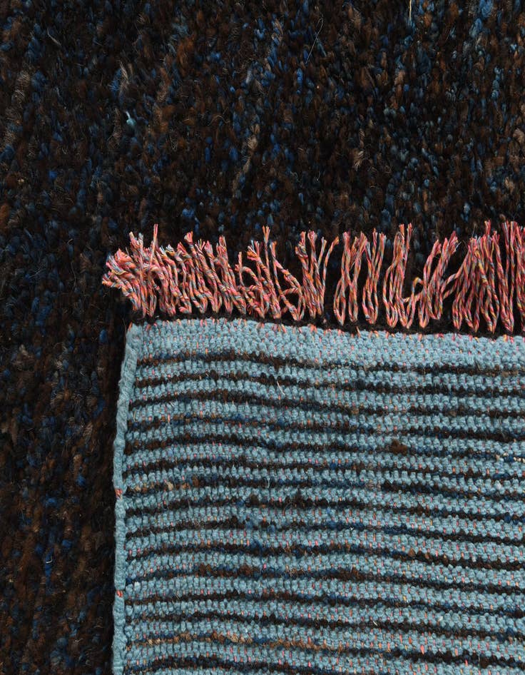 Detail image of  8' 9 x 12' 1  Hand Knotted Moroccan Wool Rug