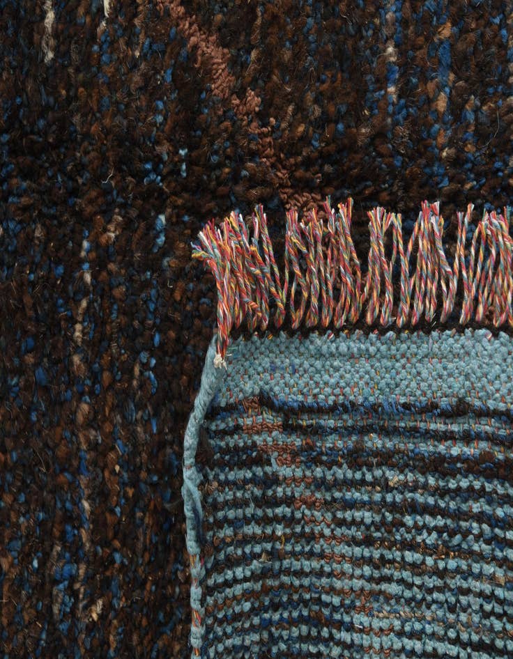 Detail image of  7' 10 x 10' 4  Hand Knotted Moroccan Wool Rug