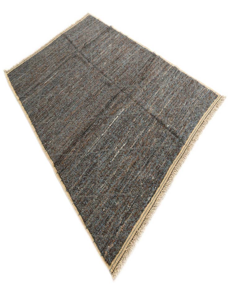 Detail image of  6' 2 x 9' 6  Hand Knotted Moroccan Wool Rug