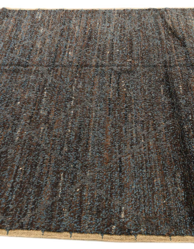 Detail image of  6' 2 x 9' 6  Hand Knotted Moroccan Wool Rug