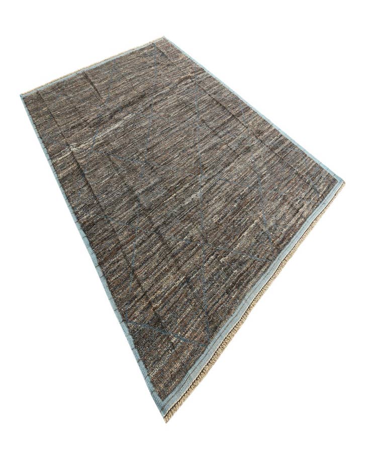 Detail image of  7' 10 x 10' 4  Hand Knotted Moroccan Wool Rug