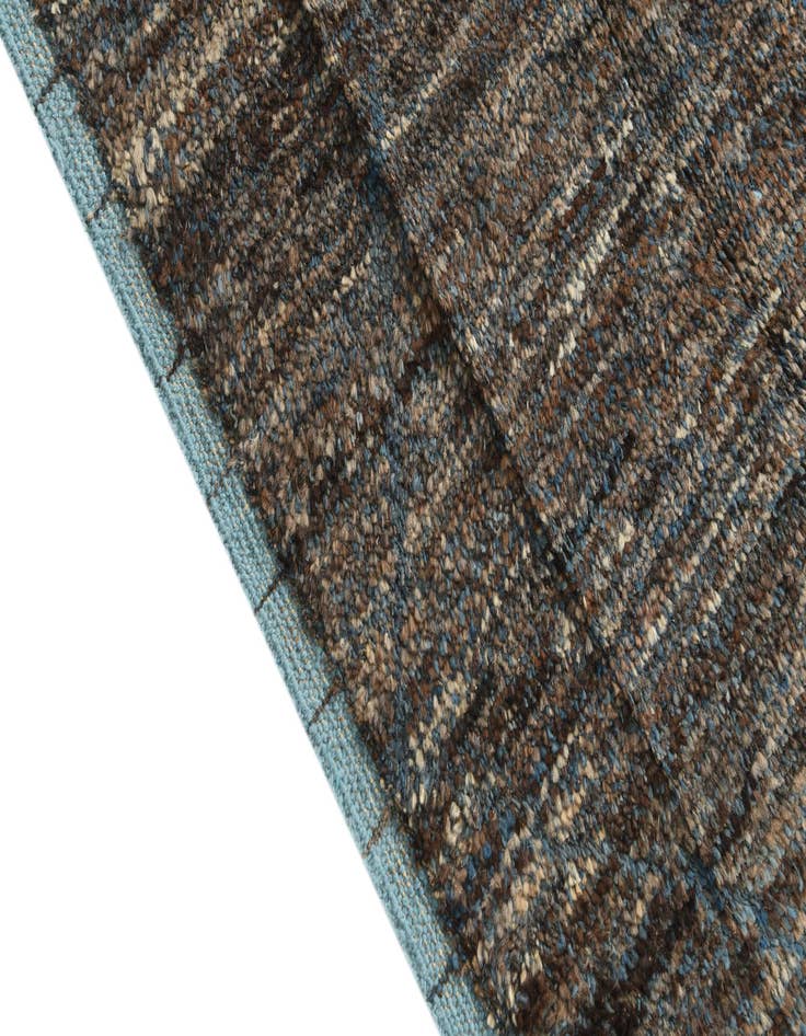 Detail image of  7' 10 x 10' 4  Hand Knotted Moroccan Wool Rug