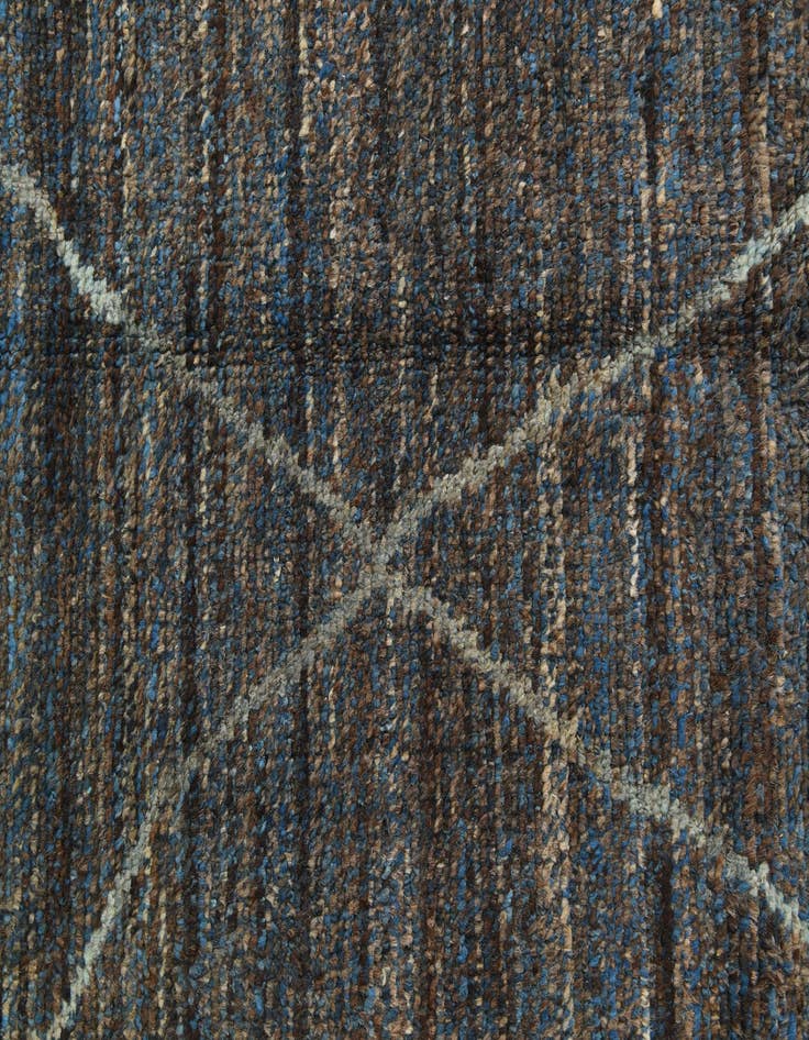 Detail image of  9' 3 x 12' 2  Hand Knotted Moroccan Wool Rug