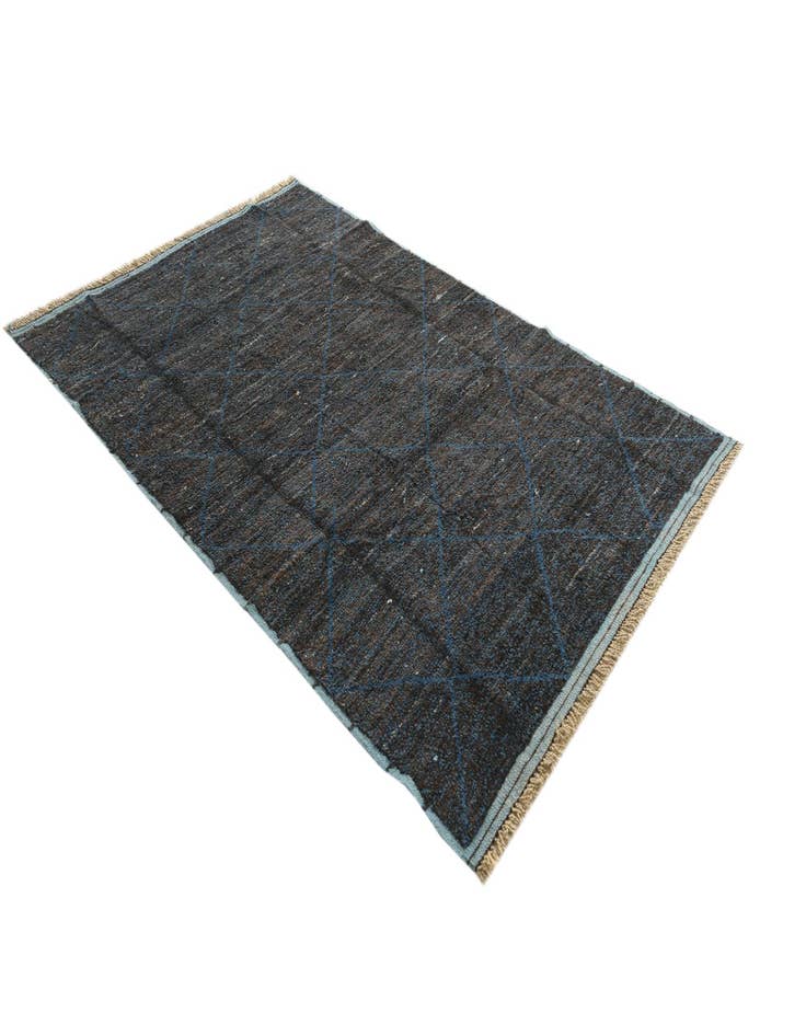 Detail image of  6' 3 x 9' 4  Hand Knotted Moroccan Wool Rug