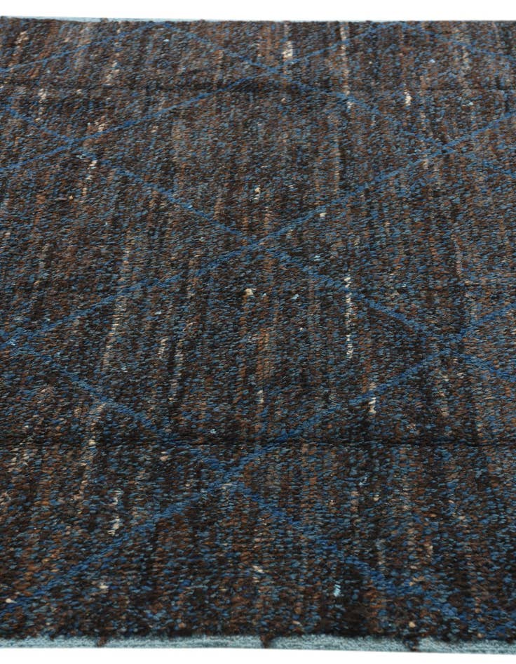 Detail image of  6' 3 x 9' 4  Hand Knotted Moroccan Wool Rug