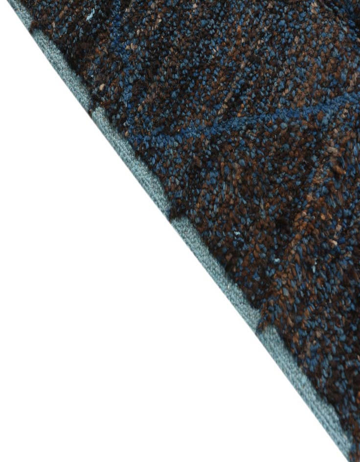 Detail image of  6' 3 x 9' 4  Hand Knotted Moroccan Wool Rug