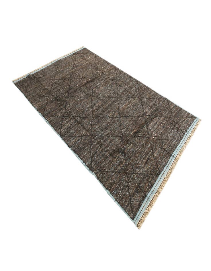 Detail image of  6' 3 x 9' 7  Hand Knotted Moroccan Wool Rug