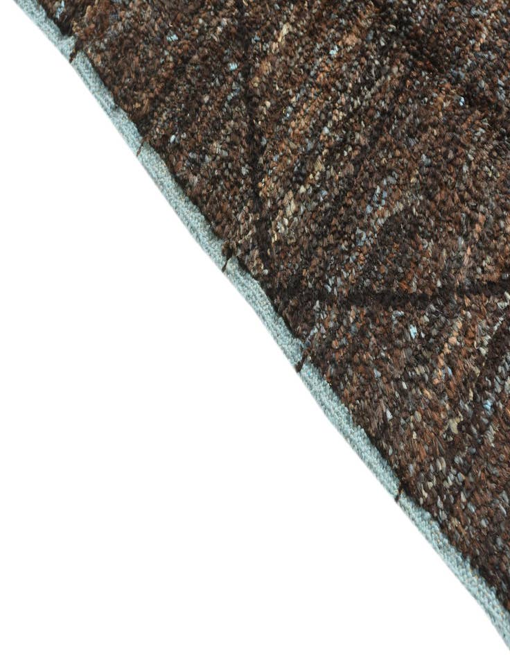 Detail image of  6' 3 x 9' 7  Hand Knotted Moroccan Wool Rug