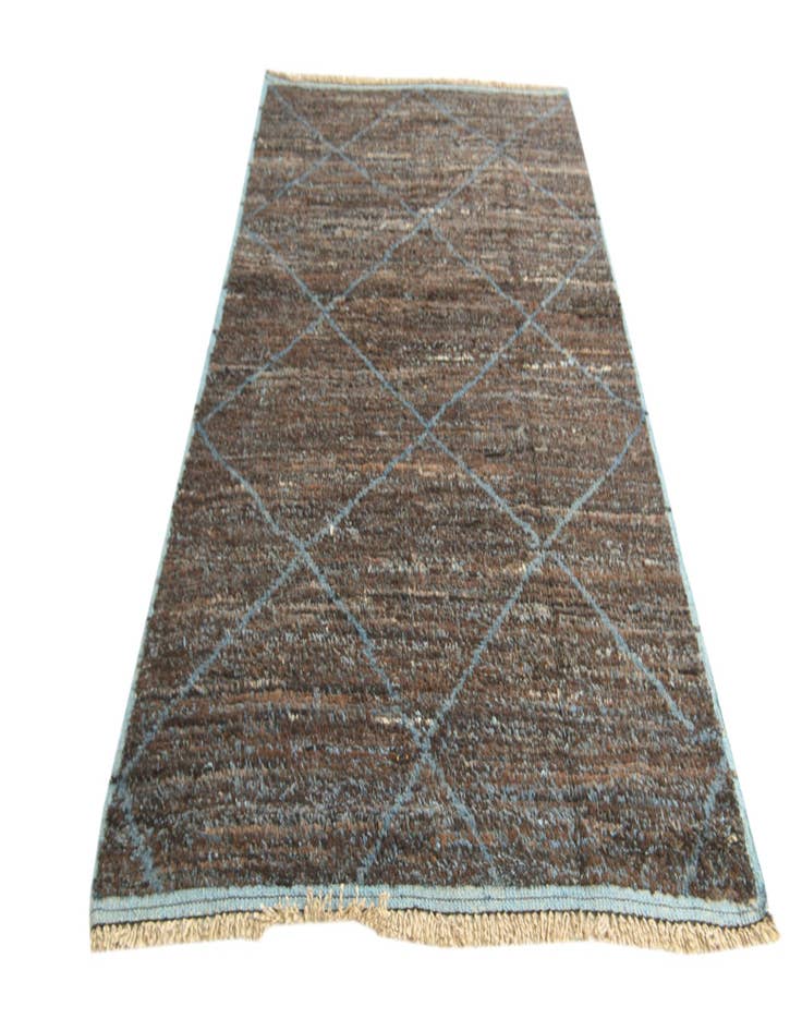 Detail image of  5' x 8' 5  Hand Knotted Moroccan Wool Rug