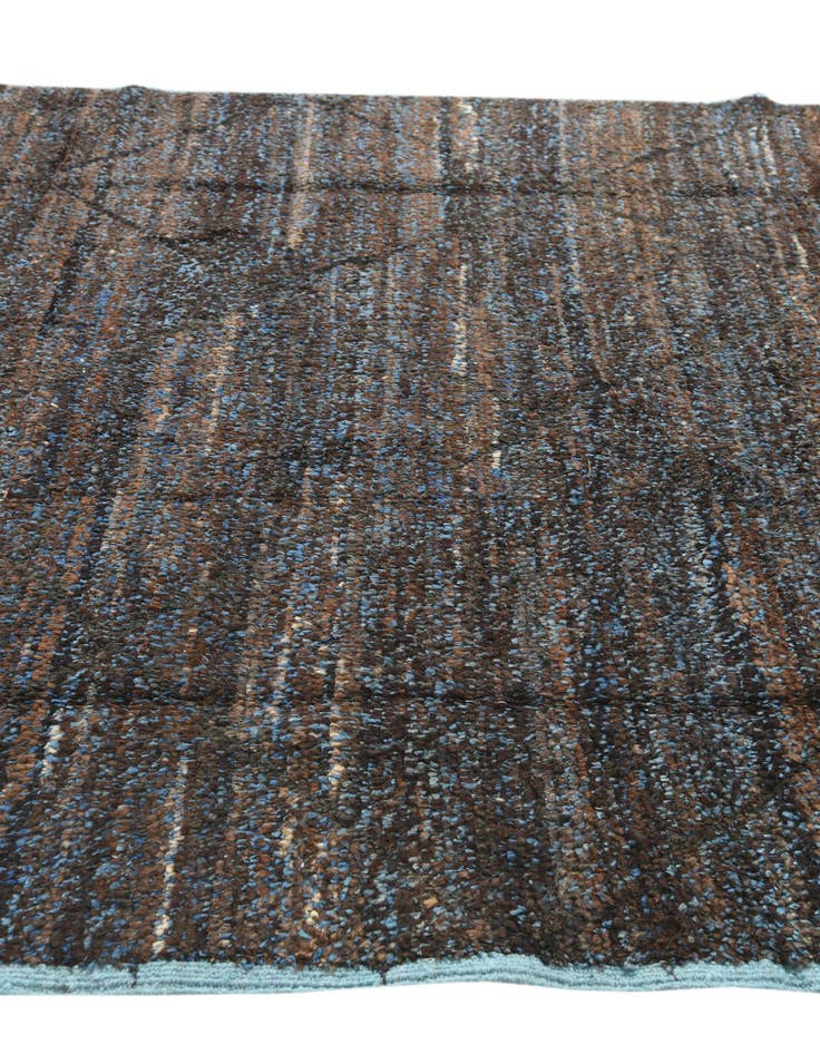 Detail image of  6' 1 x 9'  Hand Knotted Moroccan Wool Rug