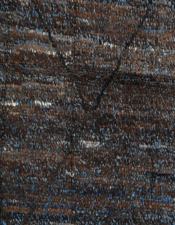 Detail image of  6' 1 x 9'  Hand Knotted Moroccan Wool Rug