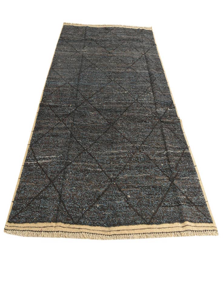 Detail image of  6' 4 x 9' 3  Hand Knotted Moroccan Wool Rug