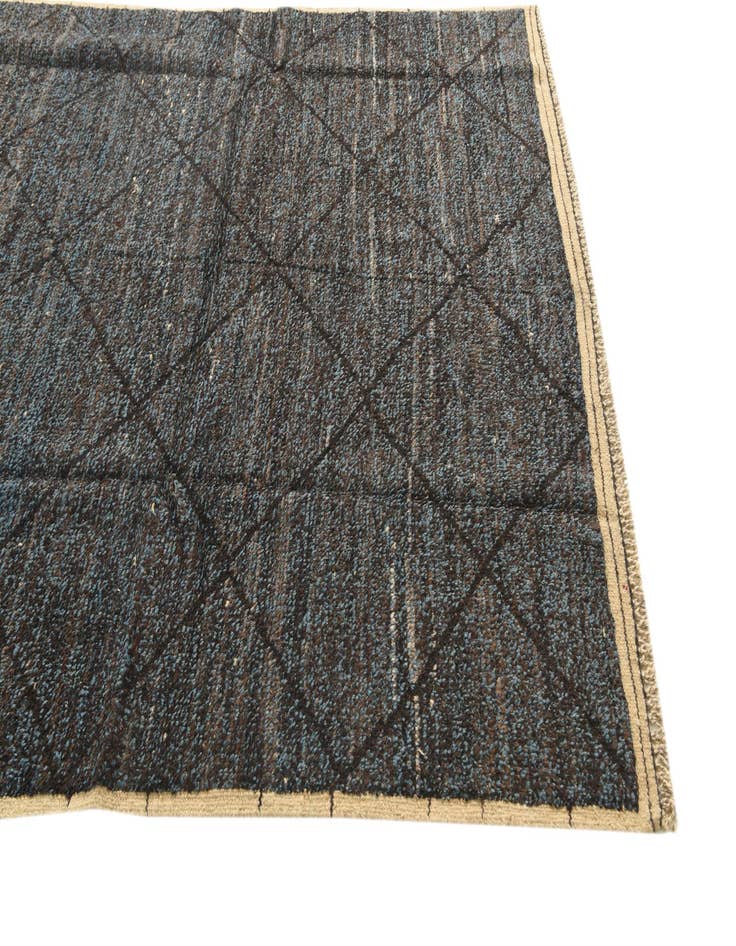 Detail image of  6' 4 x 9' 3  Hand Knotted Moroccan Wool Rug