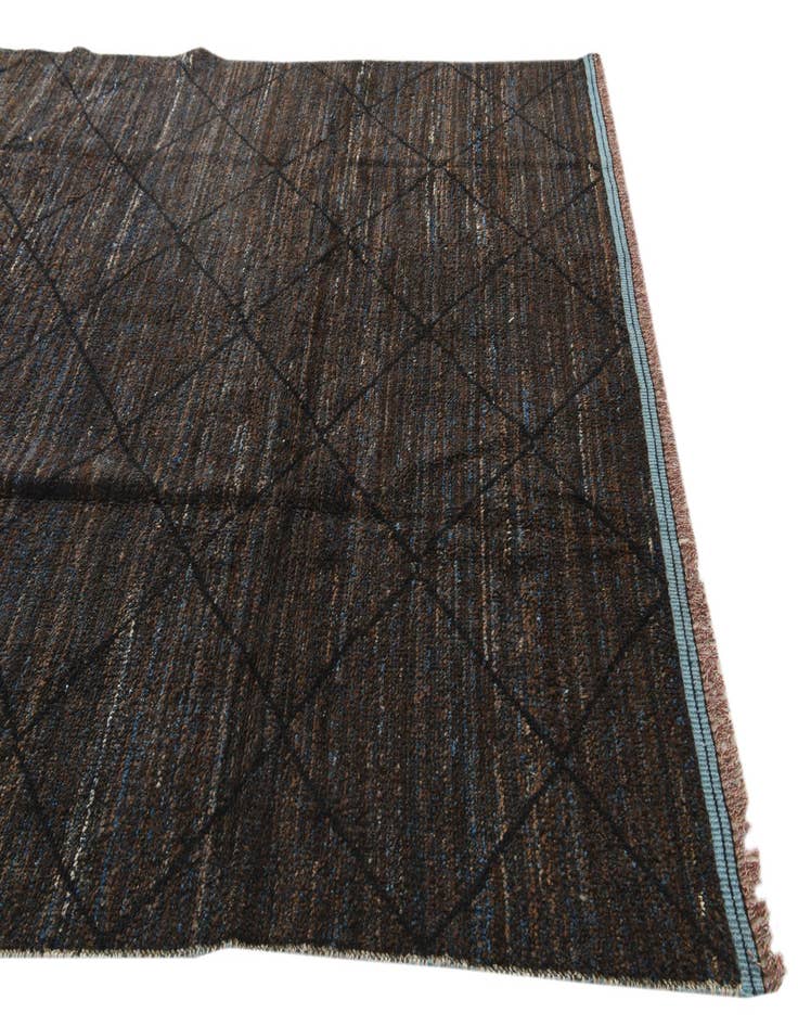 Detail image of  8' x 10' 4  Hand Knotted Moroccan Wool Rug