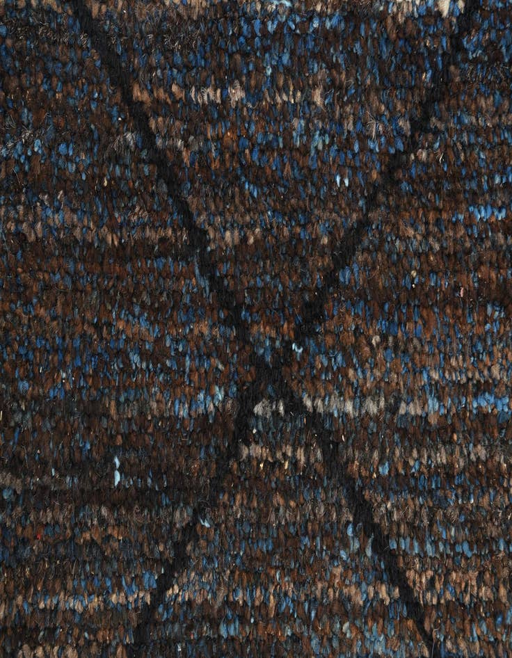 Detail image of  8' x 10' 4  Hand Knotted Moroccan Wool Rug