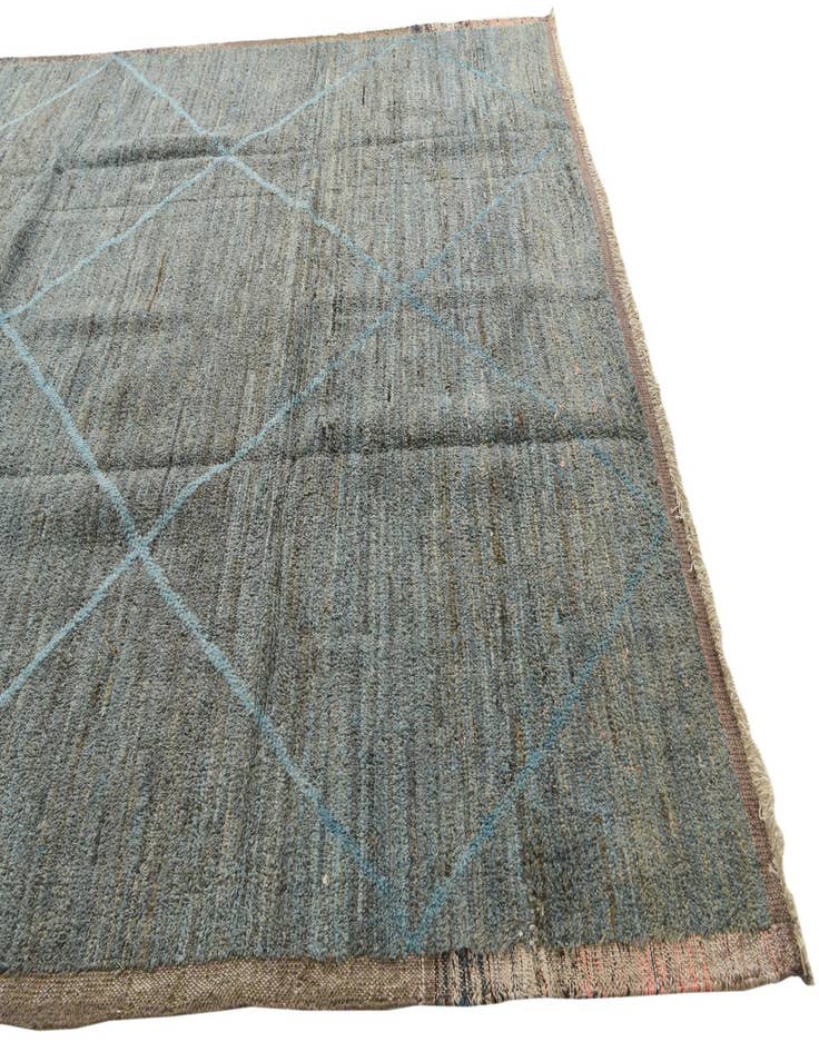 Detail image of  9' 3 x 12' 3  Hand Knotted Moroccan Wool Rug