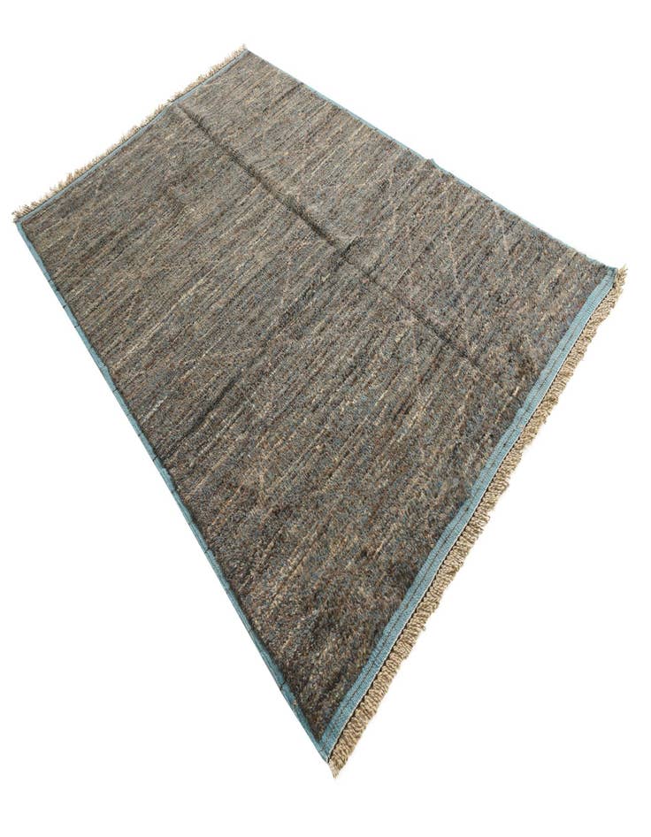 Detail image of  6' x 9' 5  Hand Knotted Moroccan Wool Rug