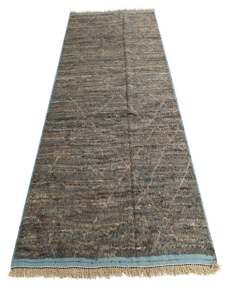 Detail image of  6' x 9' 5  Hand Knotted Moroccan Wool Rug