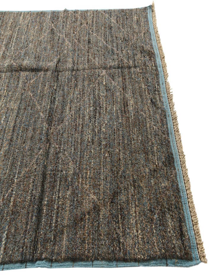 Detail image of  6' x 9' 5  Hand Knotted Moroccan Wool Rug