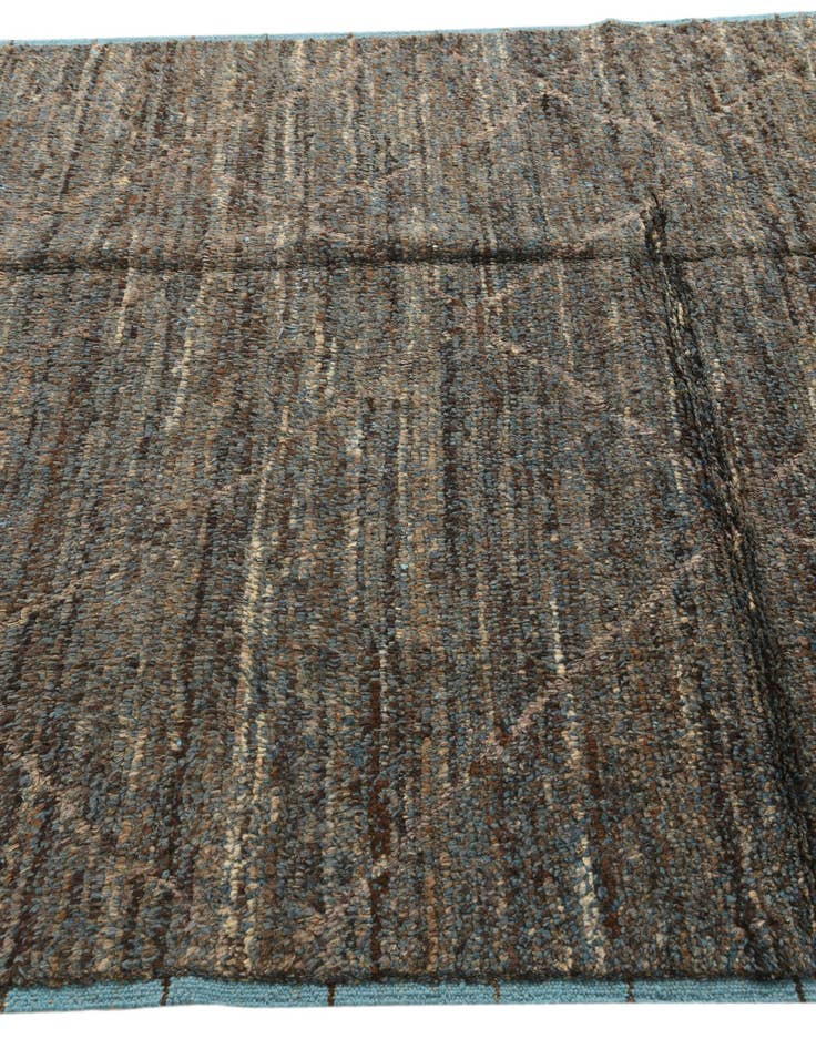 Detail image of  6' x 9' 5  Hand Knotted Moroccan Wool Rug