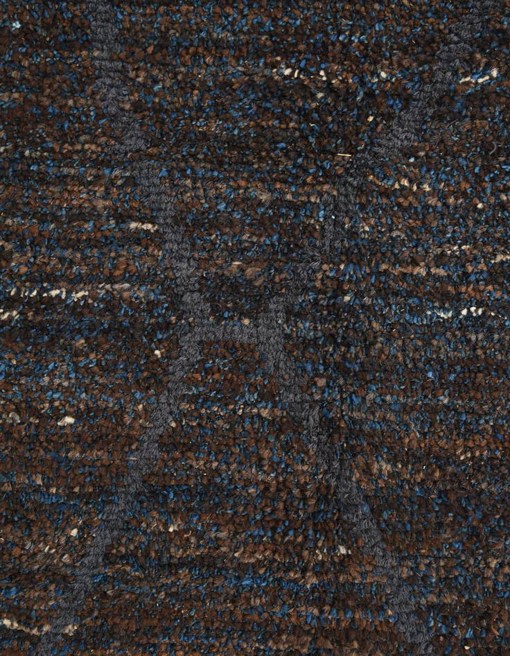 Detail image of  6' 1 x 9' 7  Hand Knotted Moroccan Wool Rug
