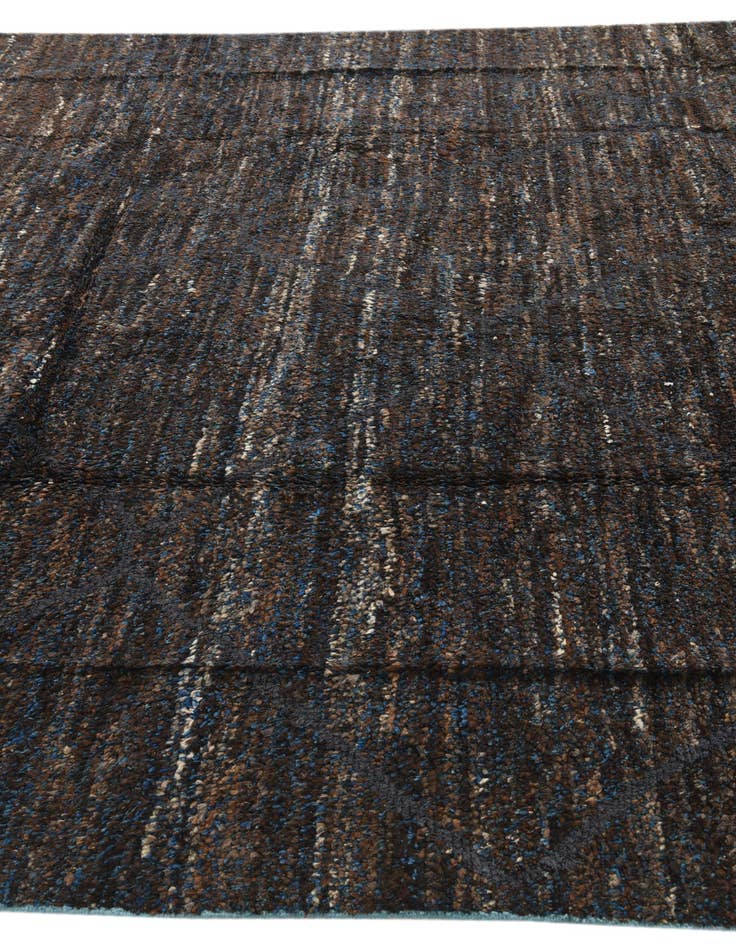 Detail image of  8' x 10' 8  Hand Knotted Moroccan Wool Rug