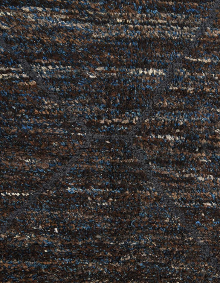Detail image of  8' x 10' 8  Hand Knotted Moroccan Wool Rug