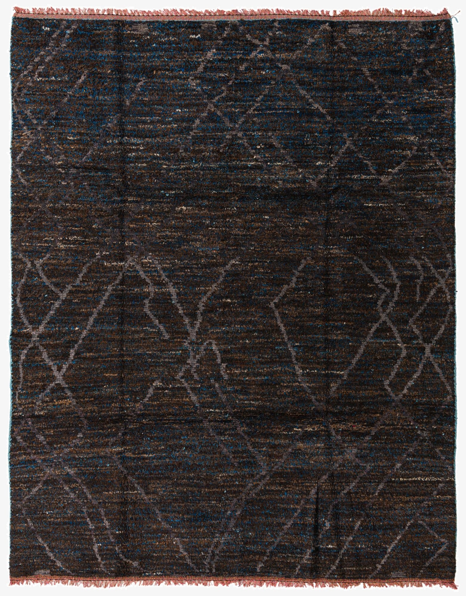  8' x 10' 1  Hand Knotted Moroccan Wool Rug