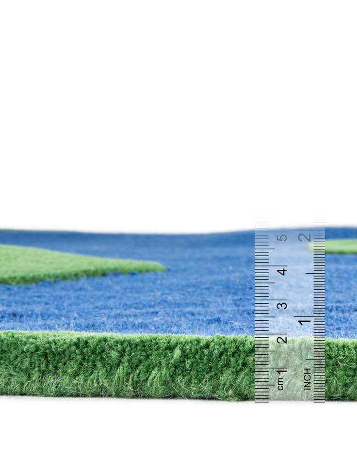 Detail image of  4' 1 x 4' 1 Playtime Kids Wool Freeform Rug